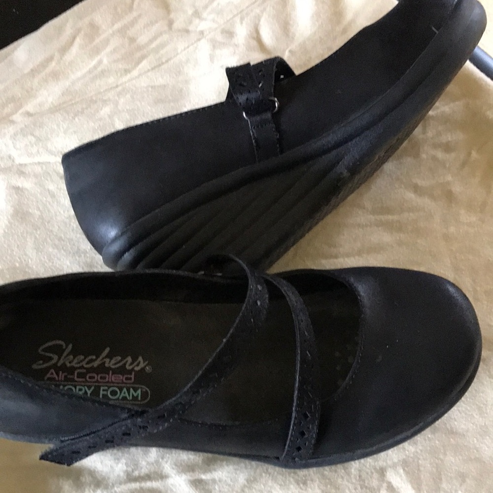 EUC Sketchers mary-jane style wedge